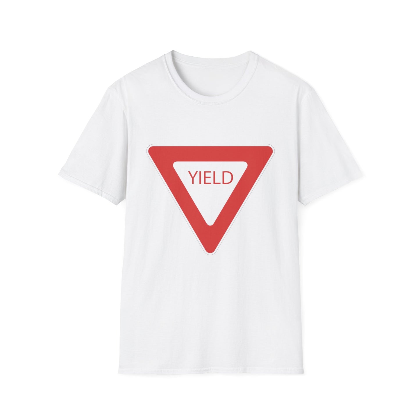 Yield Sign Unisex Softstyle T-Shirt