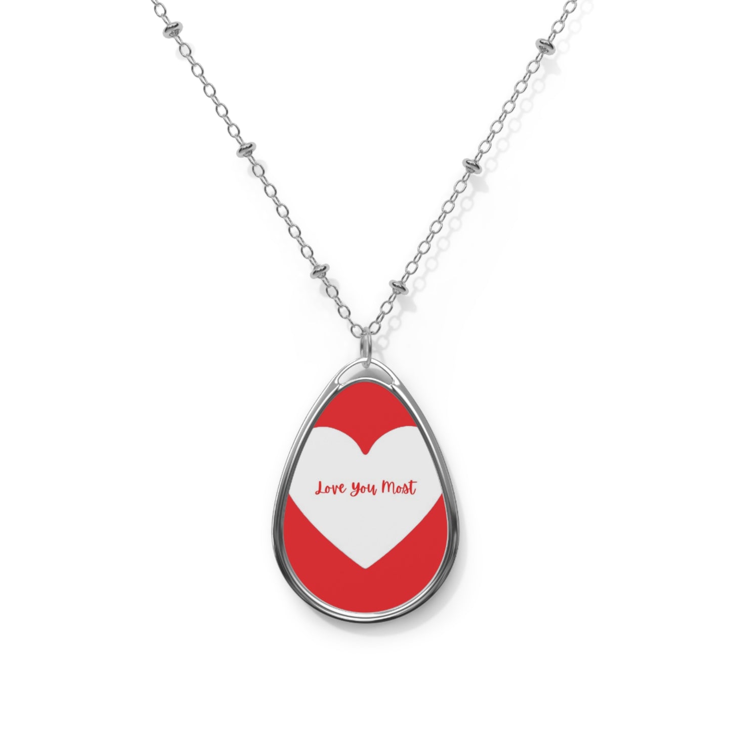 Valentine’s Day Oval Necklace