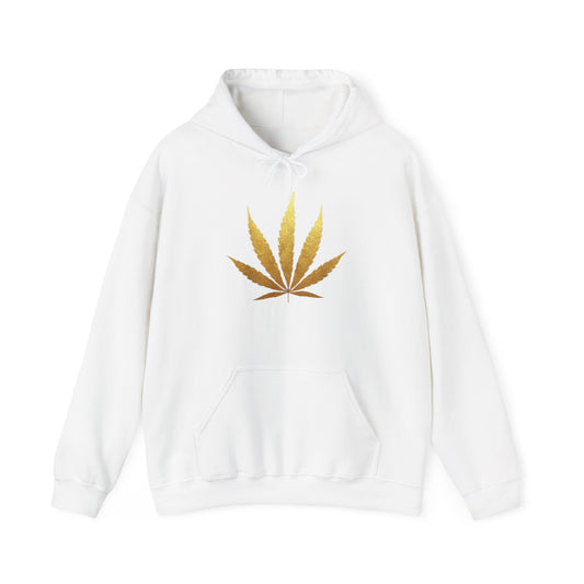 White Premium Kush Unisex Heavy Blend™ Hooded Sweatshirt