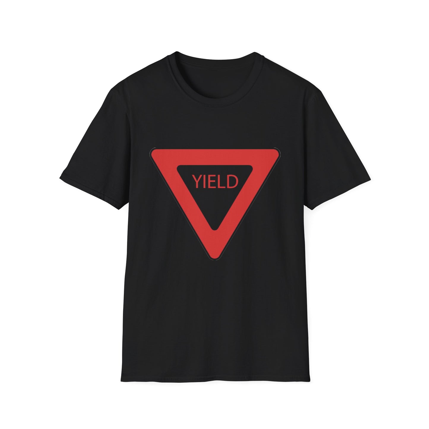 Yield Sign Unisex Softstyle T-Shirt